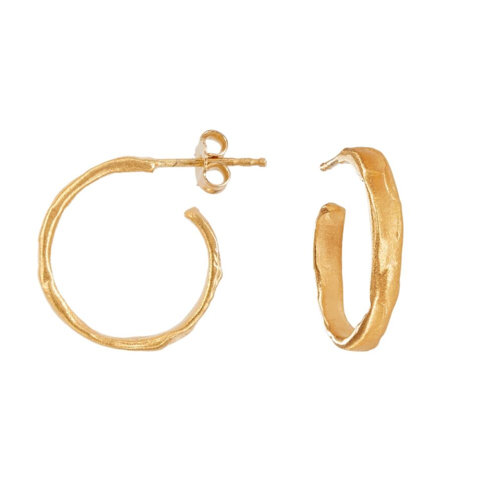 PENDIENTES AROS DORADOS ESTERGOLD PEQUEÑOS