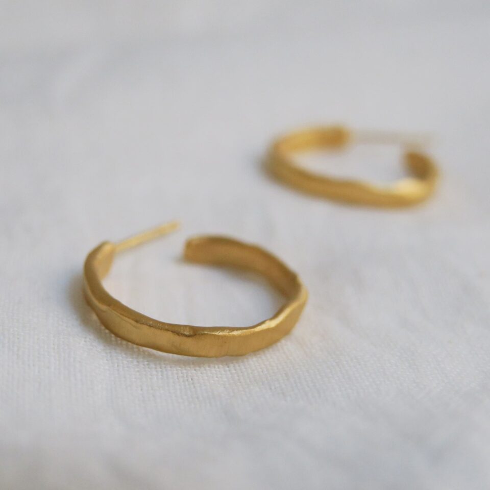 PENDIENTES AROS DORADOS ESTERGOLD PEQUEÑOS