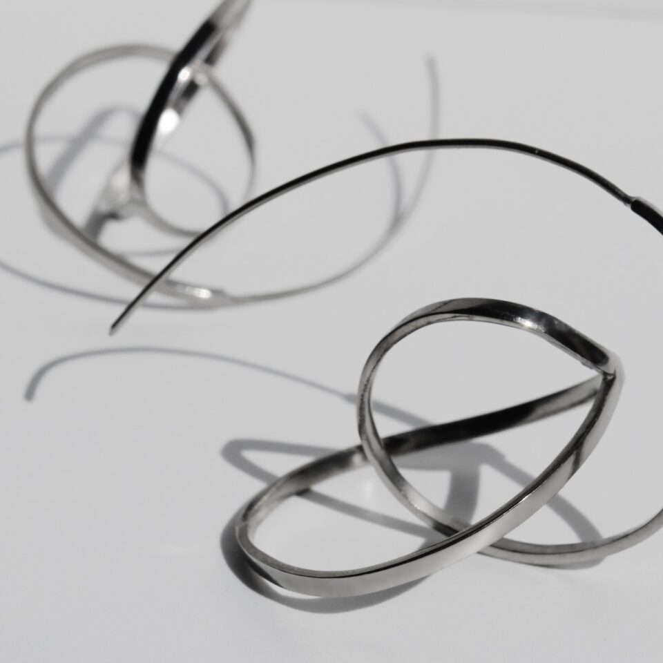 PENDIENTES DE PLATA EMBOLIC GRANDES