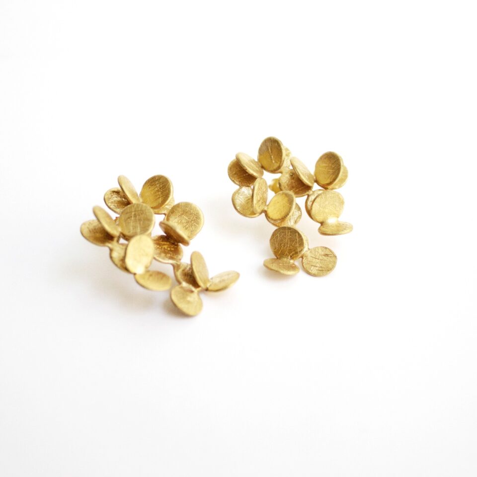 PENDIENTES DORADOS ARAI GRANDES