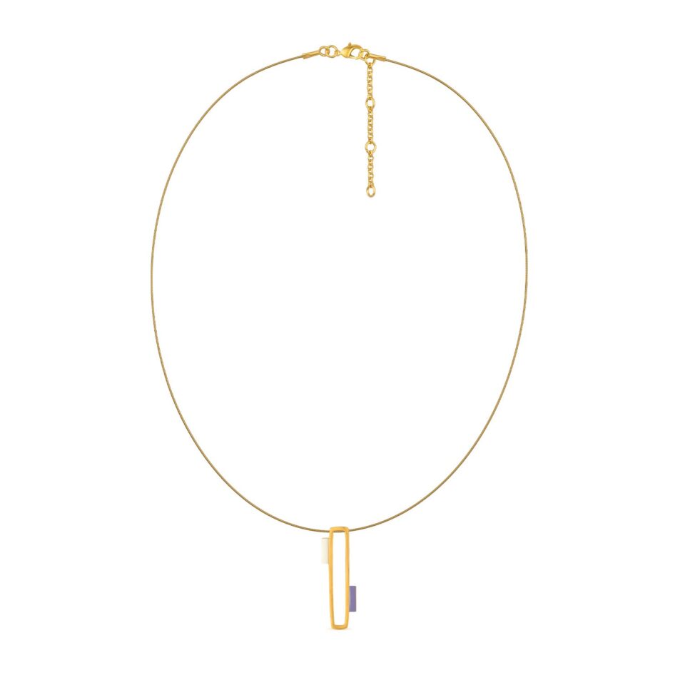 COLLAR DORADO CON COLGANTE TREMELIA