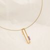 COLLAR DORADO CON COLGANTE TREMELIA