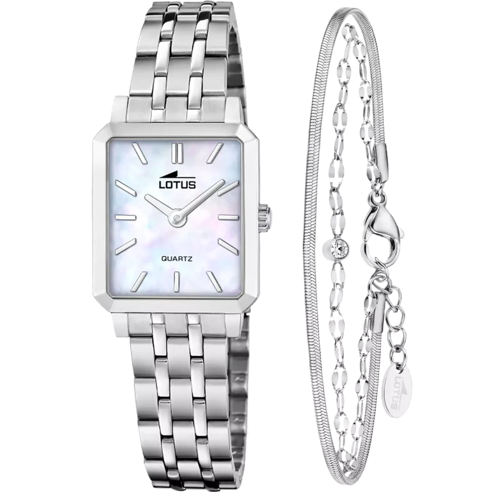 Reloj de mujer Lotus 2gether + pulsera a juego 19008/1 vista frontal