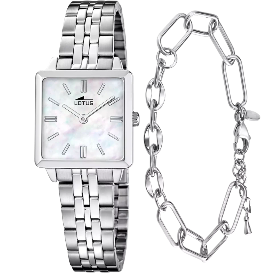 Reloj de mujer Lotus 2gether + pulsera a juego 19010/1 vista frontal