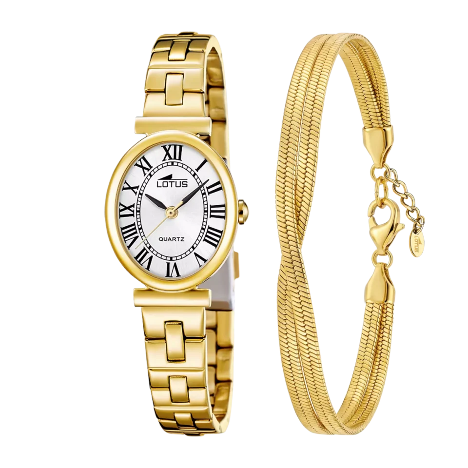 Reloj de mujer Lotus 2gether + pulsera a juego 19018/5 vista frontal