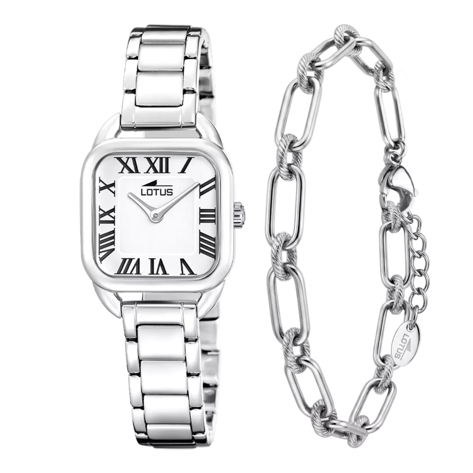 Reloj de mujer Lotus 2gether + pulsera a juego 19020/4 vista frontal
