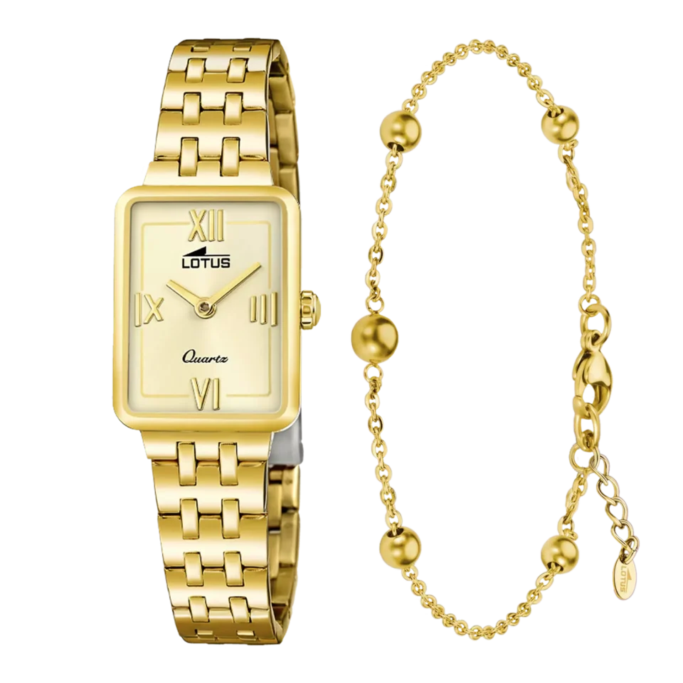 Reloj de mujer Lotus 2gether + pulsera a juego 19033/3 vista frontal